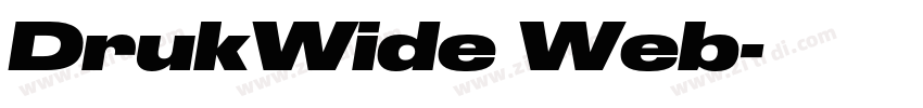 DrukWide Web字体转换 DrukWide Web字体转换